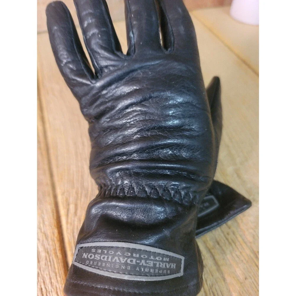 Womens Harley Davidson Riding Leather Gloves